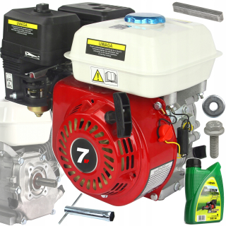 Spaľovací motor GX160 7HP zhutňovač 20mm klin + skrutka + olej ZDARMA